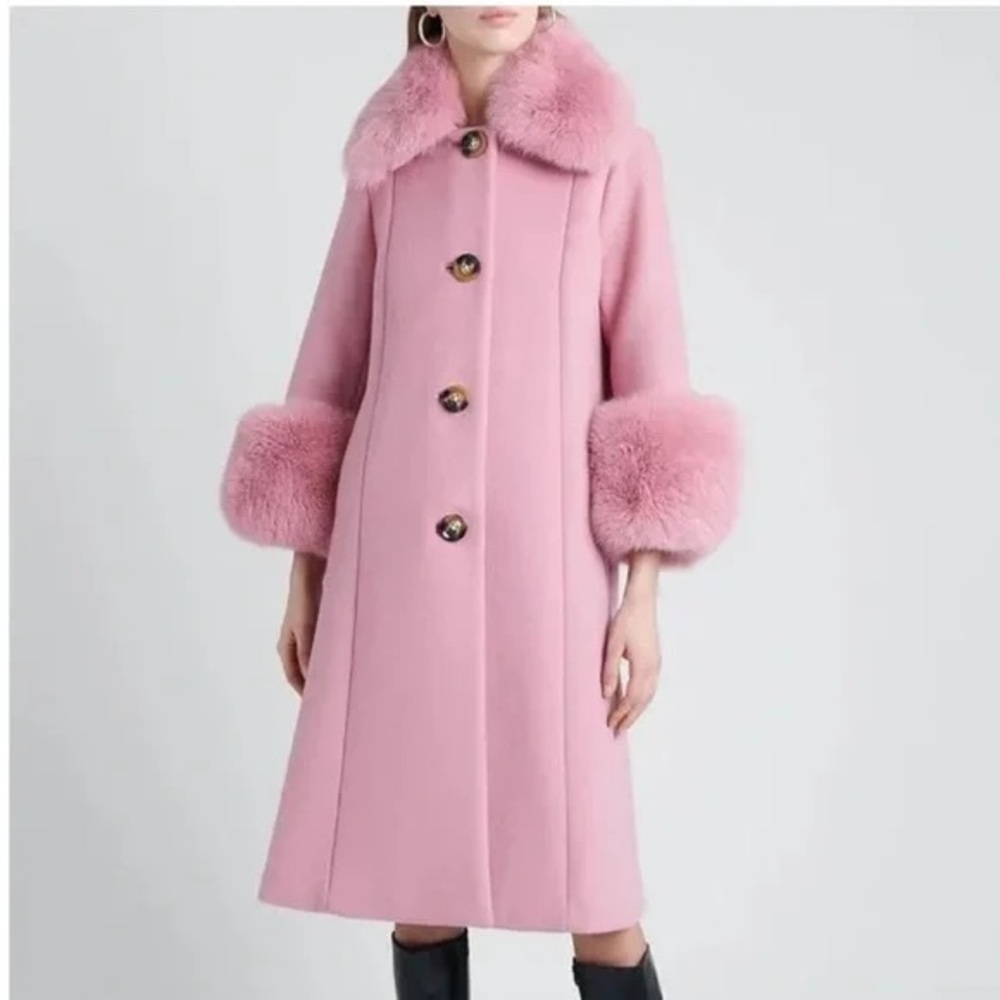 ISO Saks Potts Pink Yvonne Coat